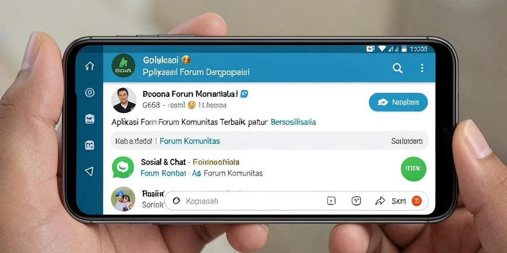 Antarmuka G668 menampilkan berbagai forum komunitas yang menarik.