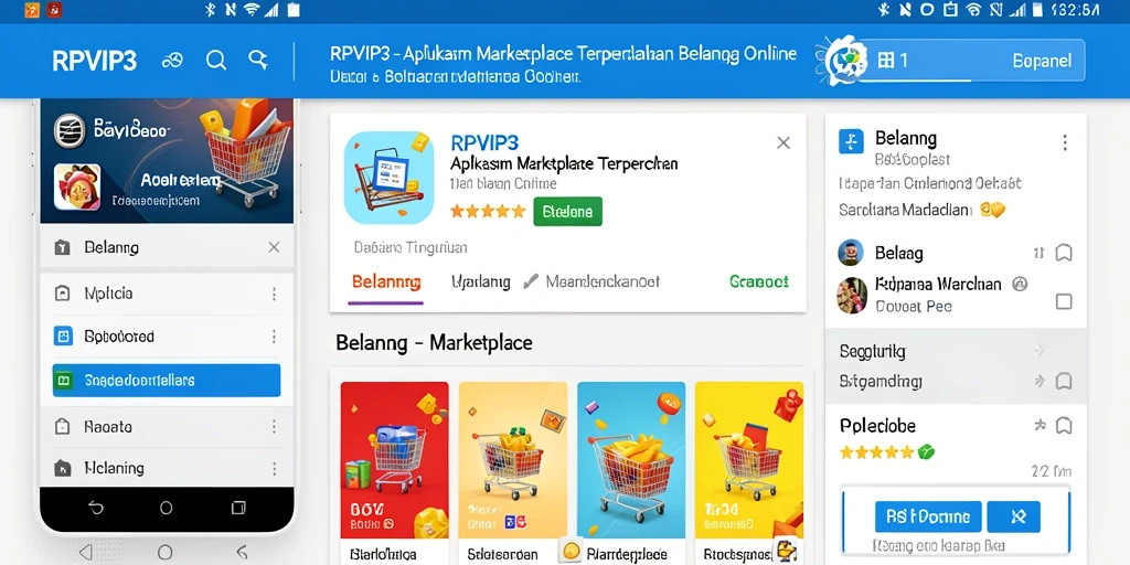 Tampilan antarmuka RPVIP3 yang ramah pengguna untuk belanja online.